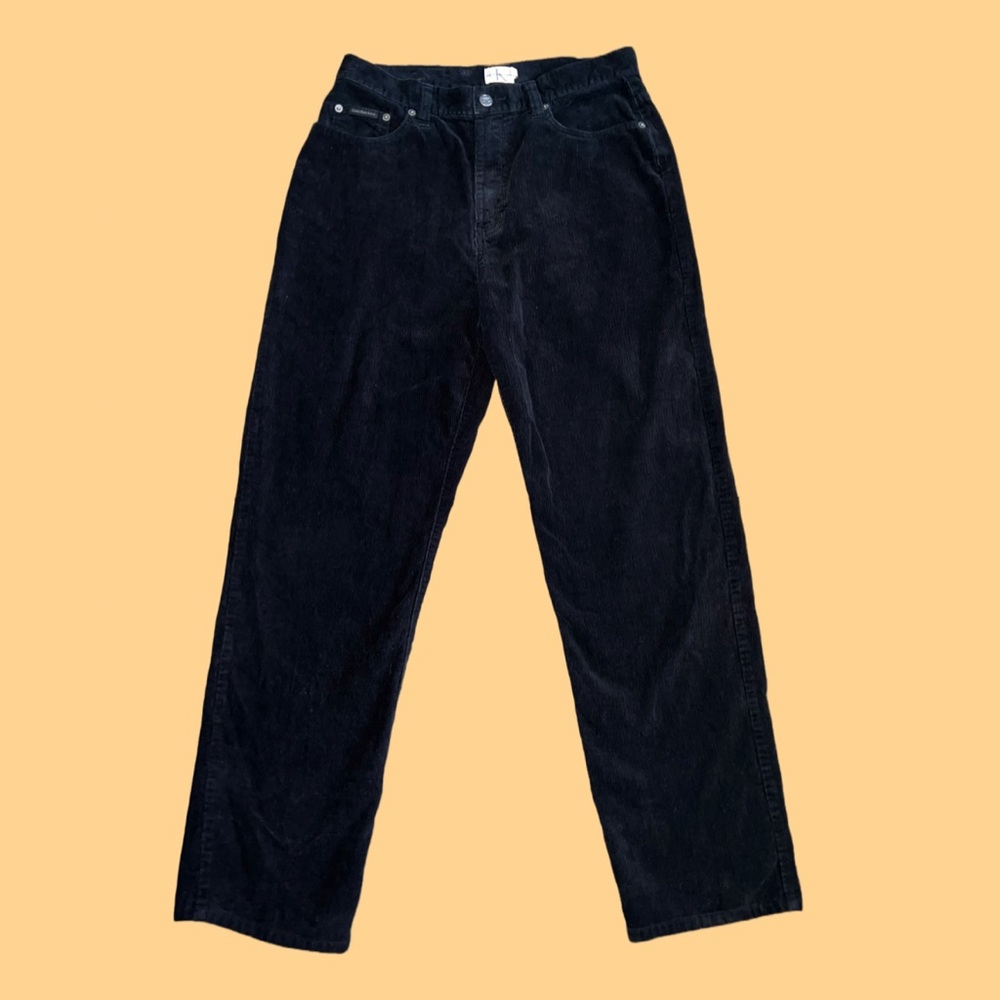 Vintage Black Calvin Klein corduroy pants size 11